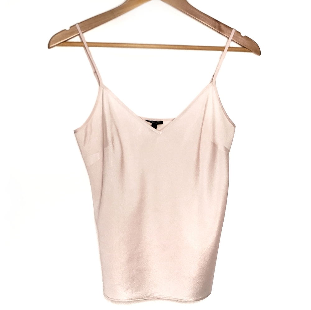 Talbots Silk Semi Sheer Tank Top Suit Shell Cami